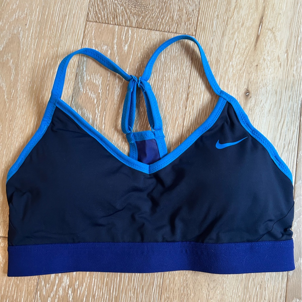 NWOT | Nike | Pro Indy Women’s Sports Bra | Blue/Navy — Small